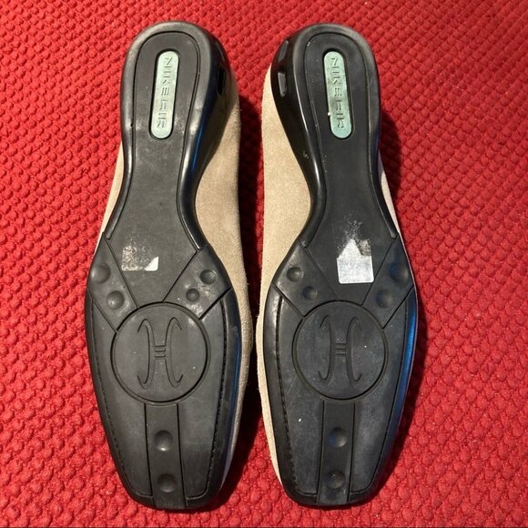 COLE HAAN + NIKE AIR Sz 8.5B Suede Patent  Leather Horse bit Driving Shoe Loafer - Picture 9 of 10